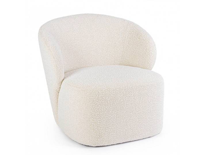 FAUTEUIL ROND EN TISSU BOUCLETTE BABILA
