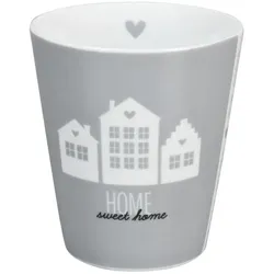 Krasilnikoff Happy Mug Becher Home sweet home, 330 ml