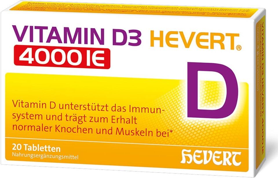 Vitamin D3 Hevert 4000 I.E. Tabletten