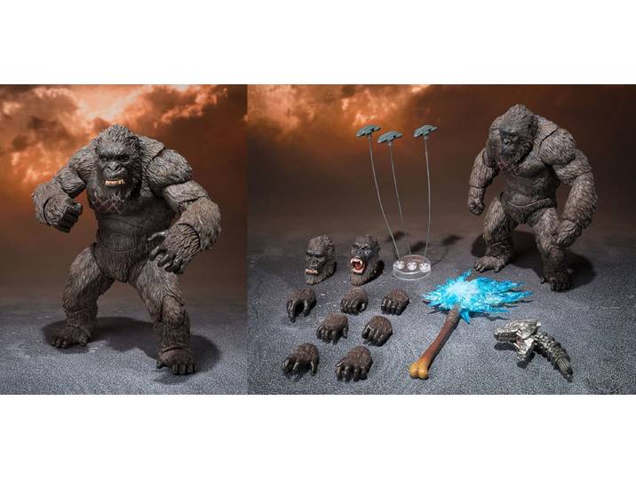 Bandai Tamashii Nations Actionfigur S.H.MonsterArts Godzilla VS. Kong (2021) Kong Actionfigur Convention E