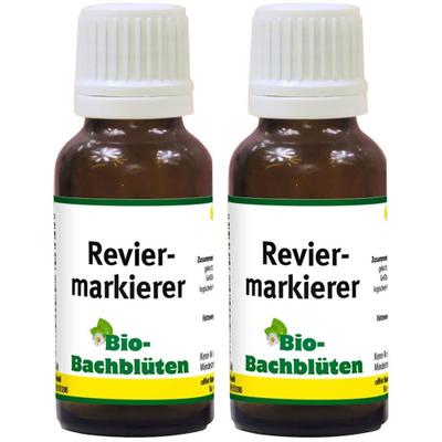 Bachblüten Reviermarkierer flüssig f.Katzen 2x 2x20 ml Flüssigkeit