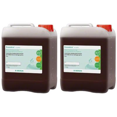 Braunoderm nachgefärbt Lösung 2x 2x1 l
