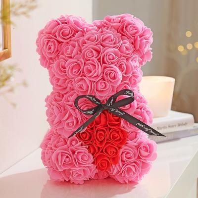 Rosenblüten-Bär in Geschenkbox