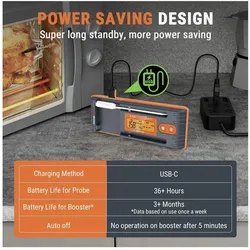 ThermoPro, Grillthermometer, TP962W BBQ thermometer