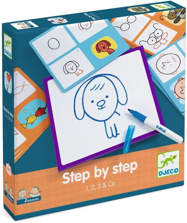 Eduludo Step by step 1, 2, 3 & Co - Djeco