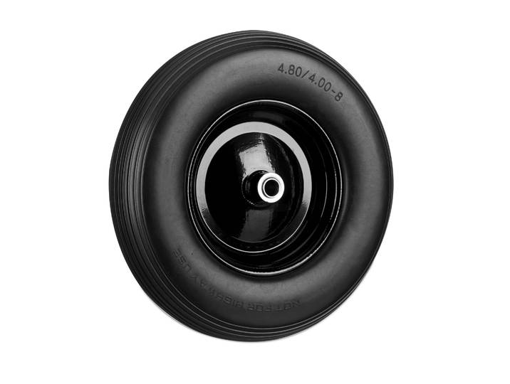 Schubkarrenrad 4.80 4.00-8 Vollgummi Schwarz