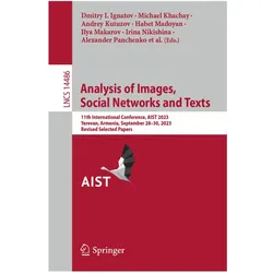 Analysis of Images, Social Networks and Texts, Fachbücher