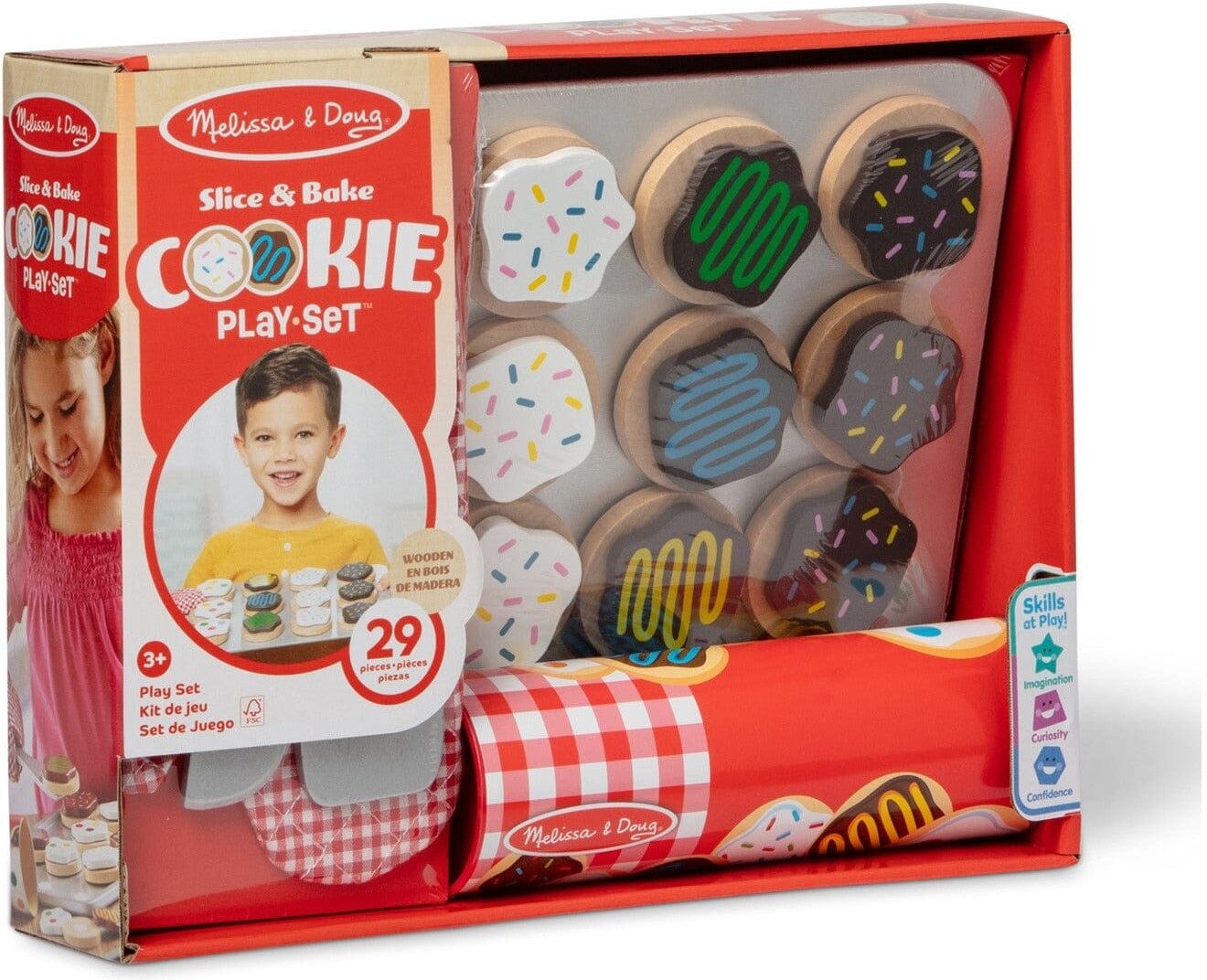 Spin Master Melissa and Doug Wooden Cookie Set Playset for Kids, Ignite Imagination with Pretend Play, 0-5 Years