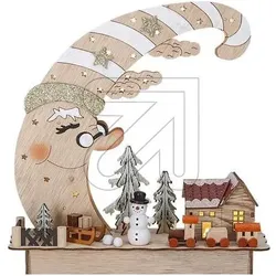 Saico, LED Weihnachtsdeko, CW083020 Diorama 'Träumender Mond'