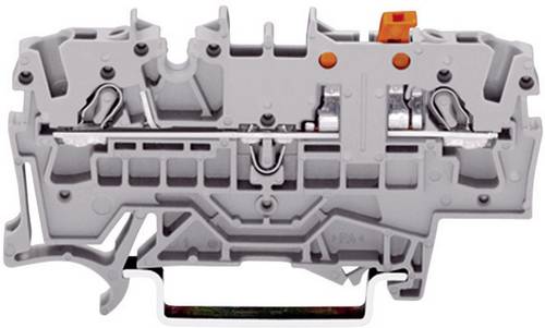 WAGO 2002-1671 Trennklemme 5.20mm Zugfeder Belegung: L Grau