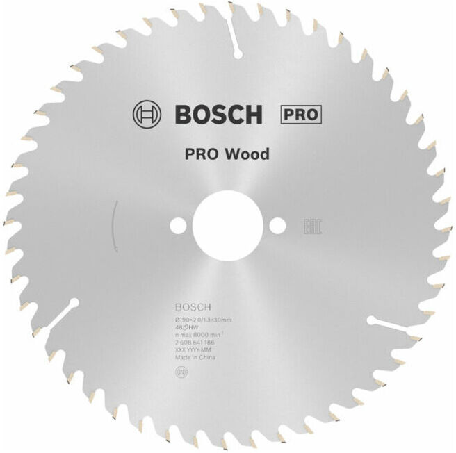 Lame pour scie circulaire BOSCH Optiline Wood (2608641186)