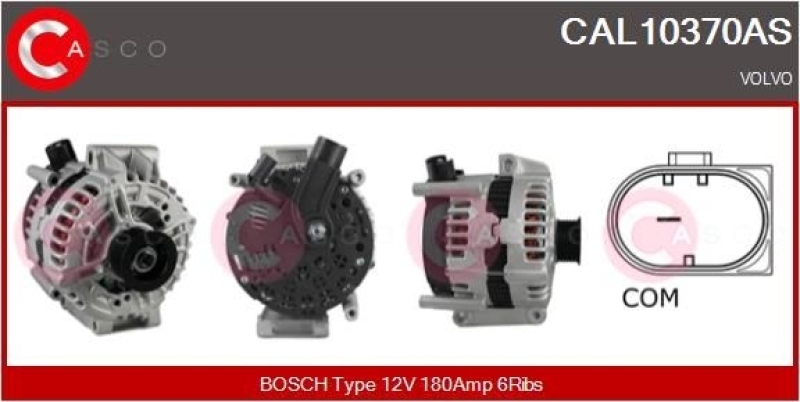 CASCO Generator Brand New HQ CAL10370AS