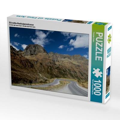 CALVENDO Puzzle Silvretta-Hochalpenstrasse | 1000 Teile Lege-Größe 64x48cm Foto-Puzzle für glückliche Stunden