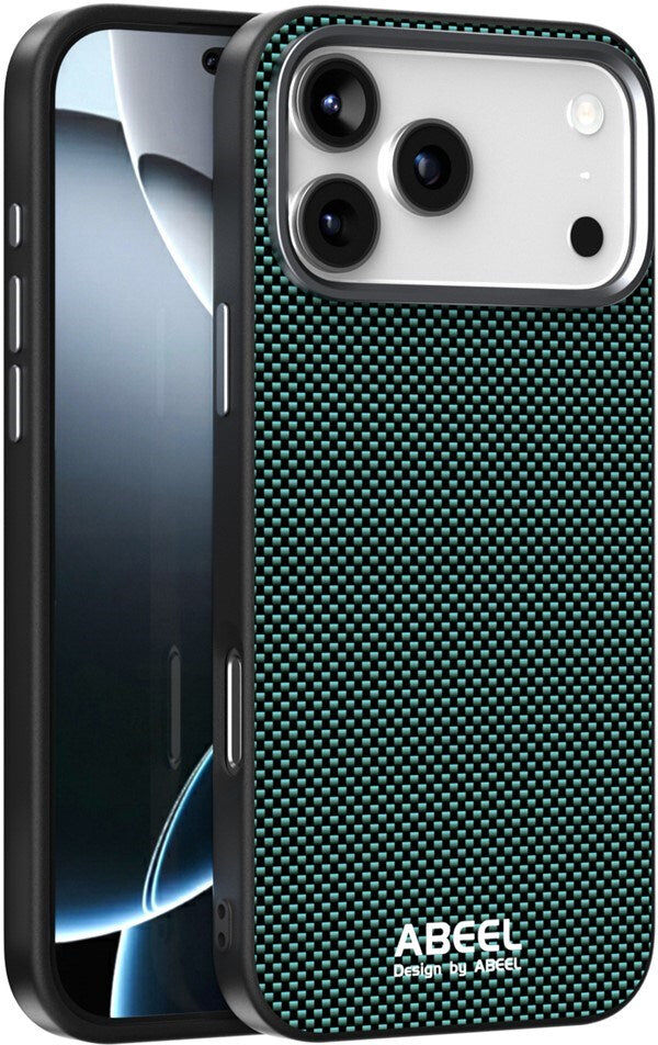 iPhone 18 Pro / 17 Pro ABEEL MagSafe Kompatibel Aluminium Cover - Grøn