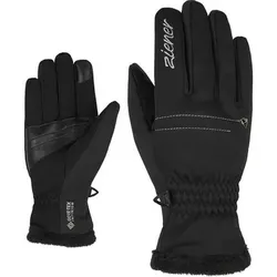 ZIENER Damen Handschuhe IDINA WS TOUCH LADY glove multispor, Größe 6 in Schwarz Schwarz