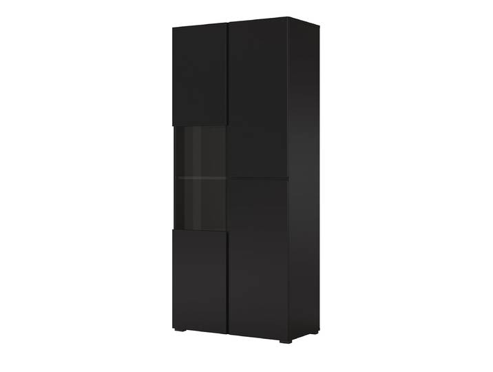 Vaisselier 2 Portes Lilia Noir