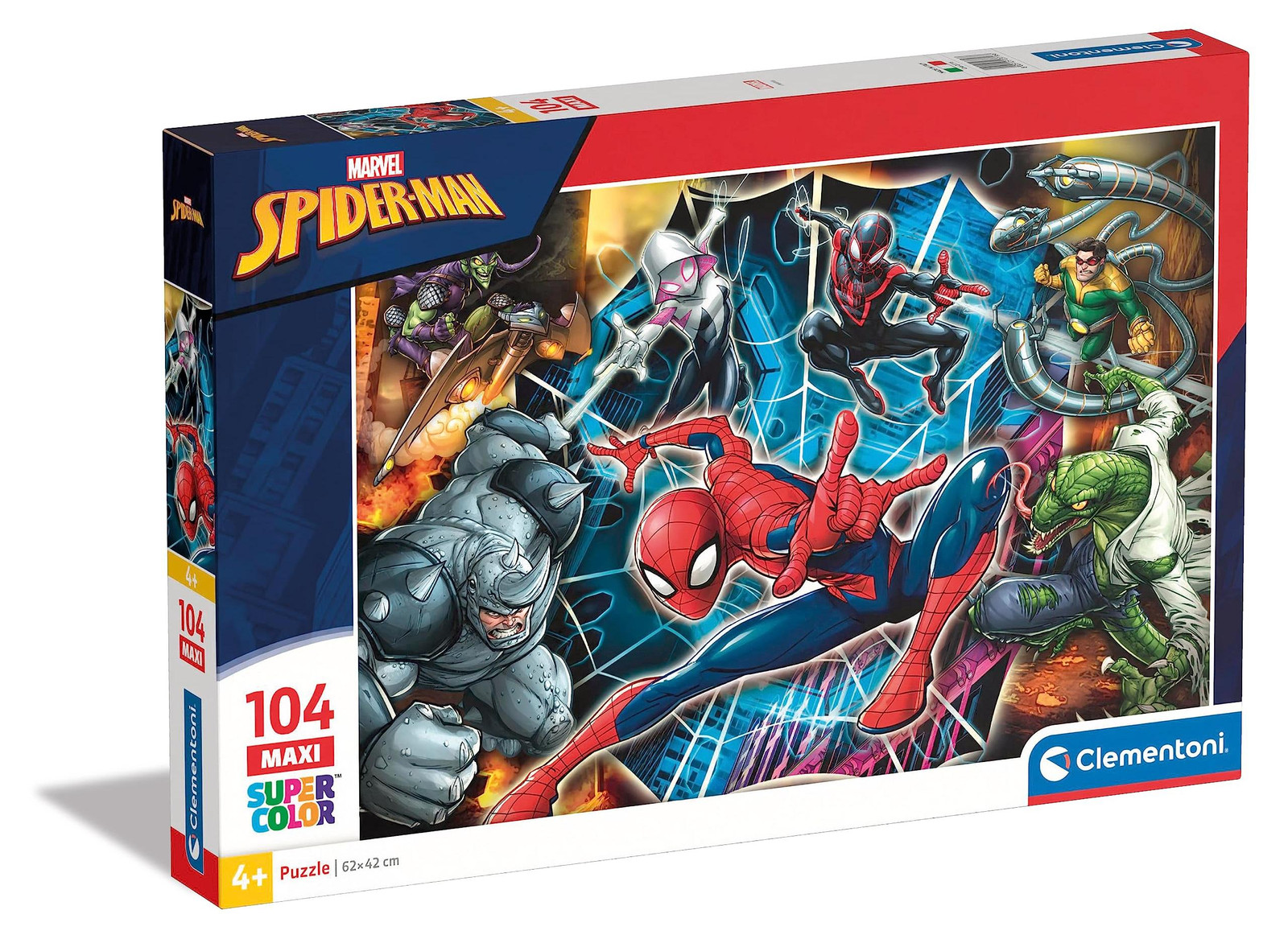 Clementoni Supercolor Maxi Marvel Spiderman Puzzel