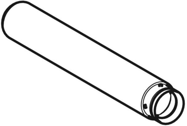 Geberit Abgangsrohr mit O-Ring d 40 241409111 zu WT-Siphon, weiß-alpin