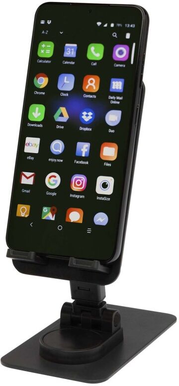 Support de téléphone personnalisé à base métallique Alhena noir