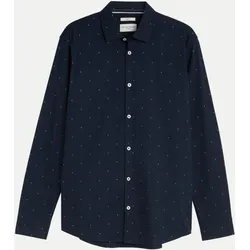 Regular-Fit Freizeithemd Blau XXL