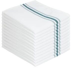 Arkwright Home 18x22 Inch Striped Bistro Napkins - Pack of 12