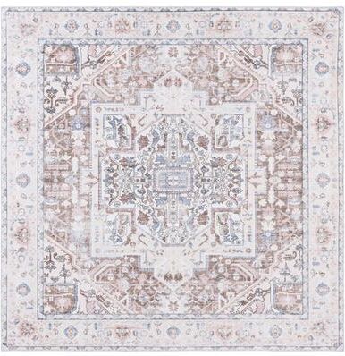SAFAVIEH Arizona Ingund Machine Washable Slip Resistant Vintage Oriental Rug