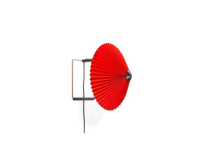 Matin 300 Wandleuchte Bright Red - HAY - Wohnzimmer - Metall