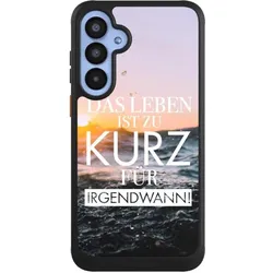 Nivocase Hülle für Samsung Galaxy A55 5G Handyhülle NIVOcore Case Schwarz Meer Statement Spruch (Samsung Galaxy A55), Smartphone Hülle, Schwarz