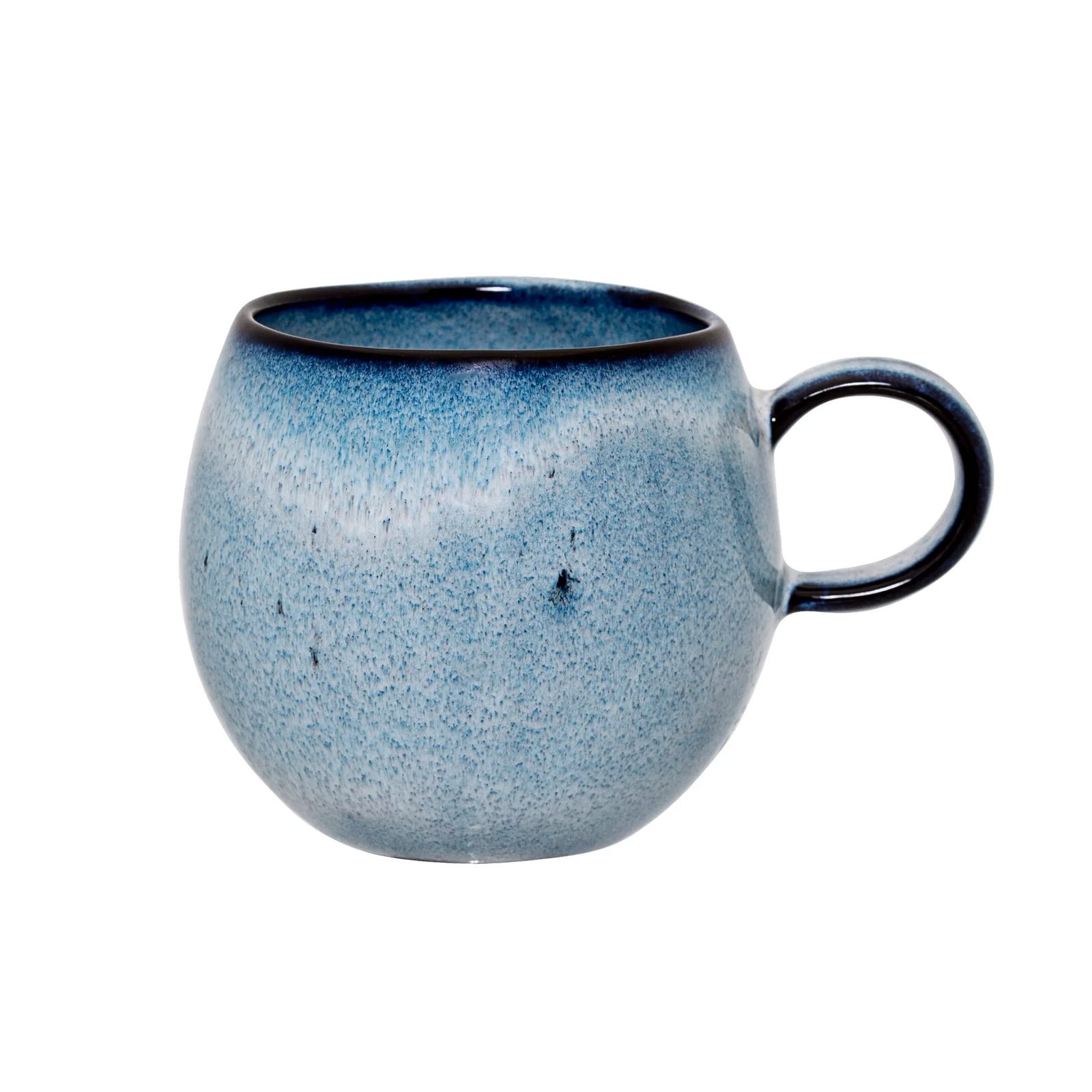 Bloomingville Sandrine mok blauw keramiek 8 cm