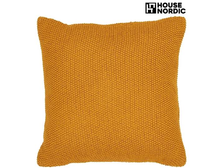 HOUSE NORDIC Kissen SANTOS 45x45cm ocker unifarben