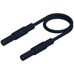 Hirschmann Test & Measurement MLS GG 100/1 sw Sicherheits-Messleitung Lamellenstecker 4 mm Lamellenstecker 4 mm 1.00 m Schwarz 1 St. 934074100