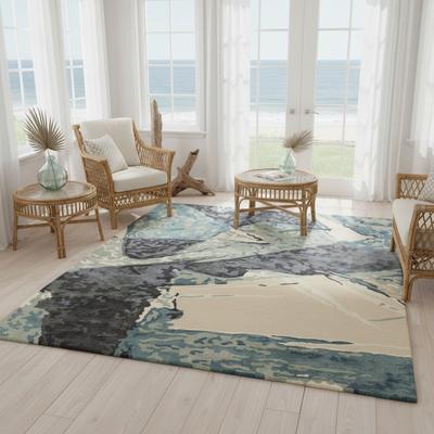 Alora Decor Sailor Green Hand-tufted Abstract Rug