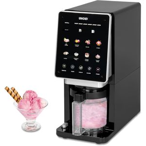Unold Eismaschine Cream Dream, 48805, für 3x 500 ml, 800 Watt, aus Kunststoff, schwarz, 8 Automatikprogramme