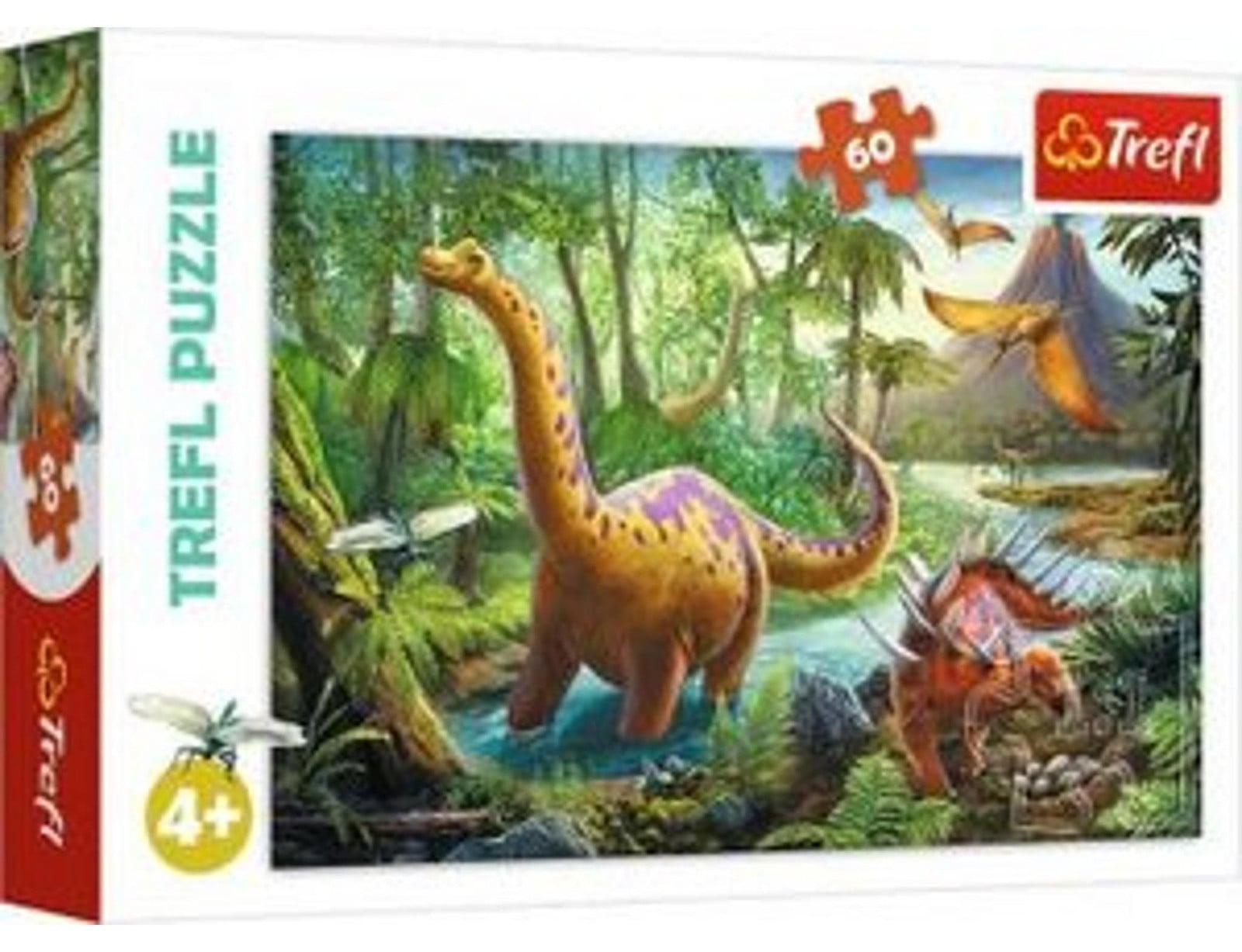 Trefl Legpuzzel Dinosaurussen, 60 stukjes, vanaf 4 jaar