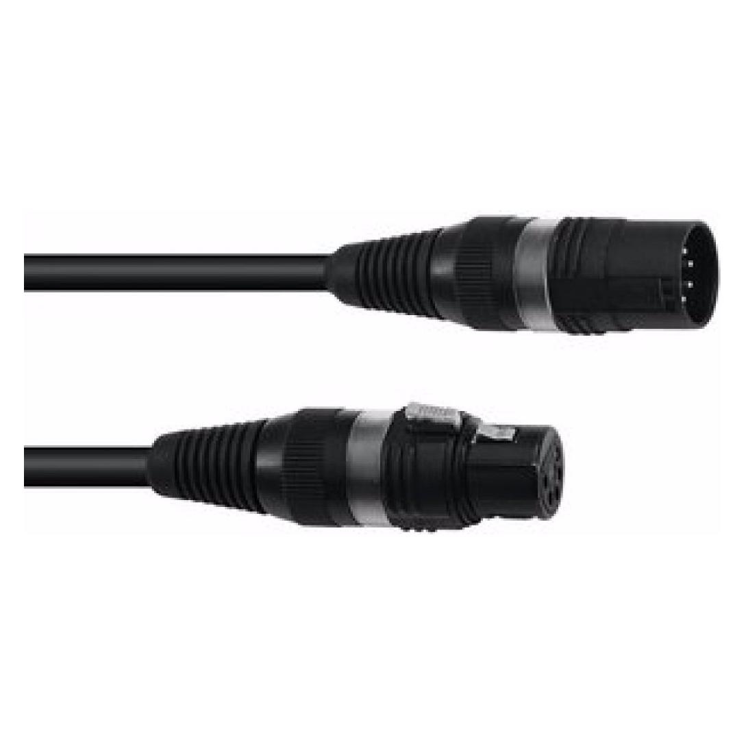 Sommer Cable DMX Kabel XLR 5pol 3m sw Hicon (3 m, XLR Kabel) (3030746K)