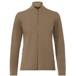 VAUDE Damen Trikots/Teamtrikots lg.Arm Da Women's Wintry FZ LS-Shirt, Größe 38 in Braun Braun
