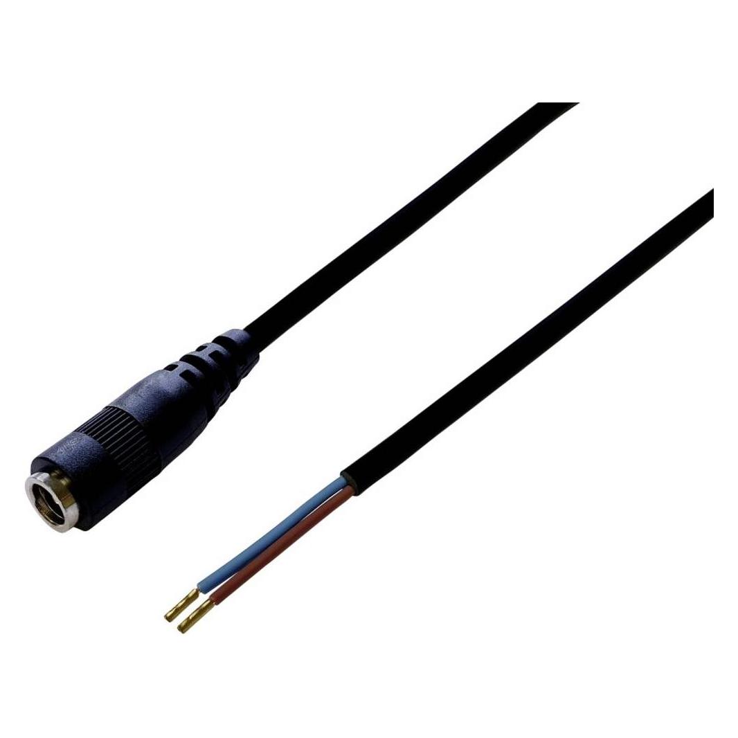 BKL Electronic 075186 Niedervolt-Anschlusskabel Niedervolt-Buchse - offene Kabel (075186)
