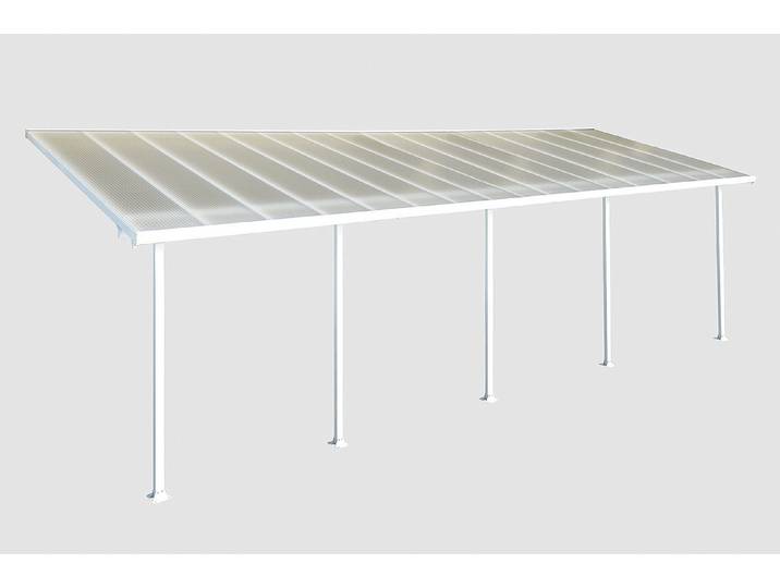Palram Terrassenüberdachung Feria Weiss 3 × 9 m