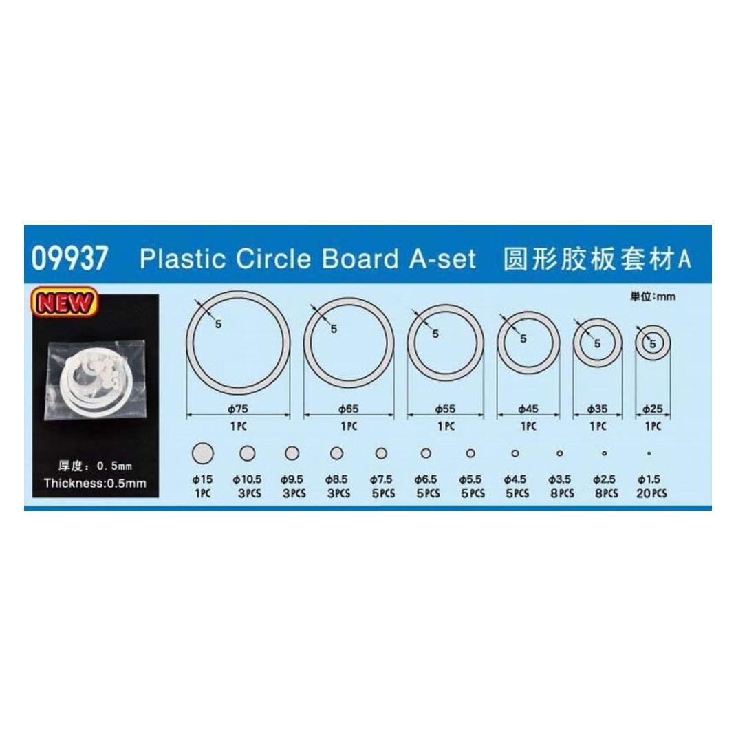 Master Tools Plastic Circle Board A-set (09937)