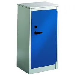 CP Feuergeschützter Stahlschrank 65 x 122,6 cm blau, 65x122.6x50 cm