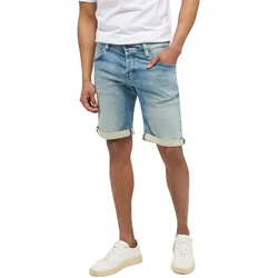 Mustang Chicago Shorts aus Stretch Denim in Hellblau-W36