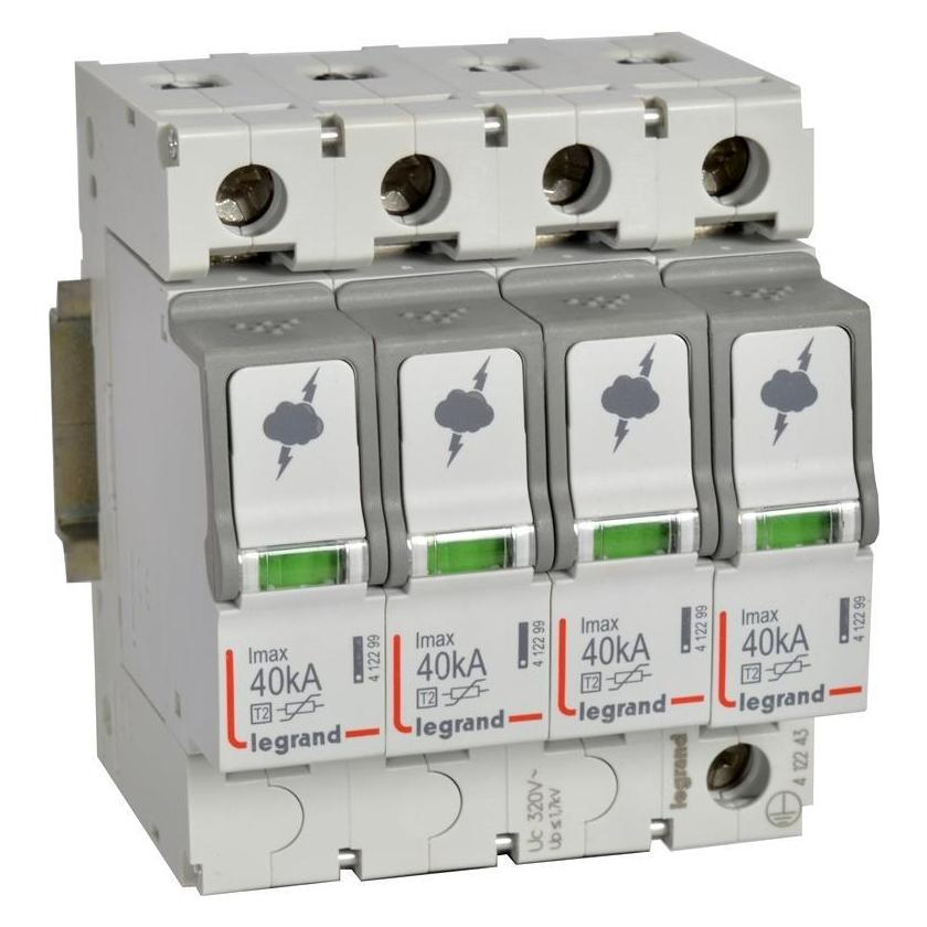 Legrand Überspannungsableiter Typ 2, 4+0 Schaltung (412243)