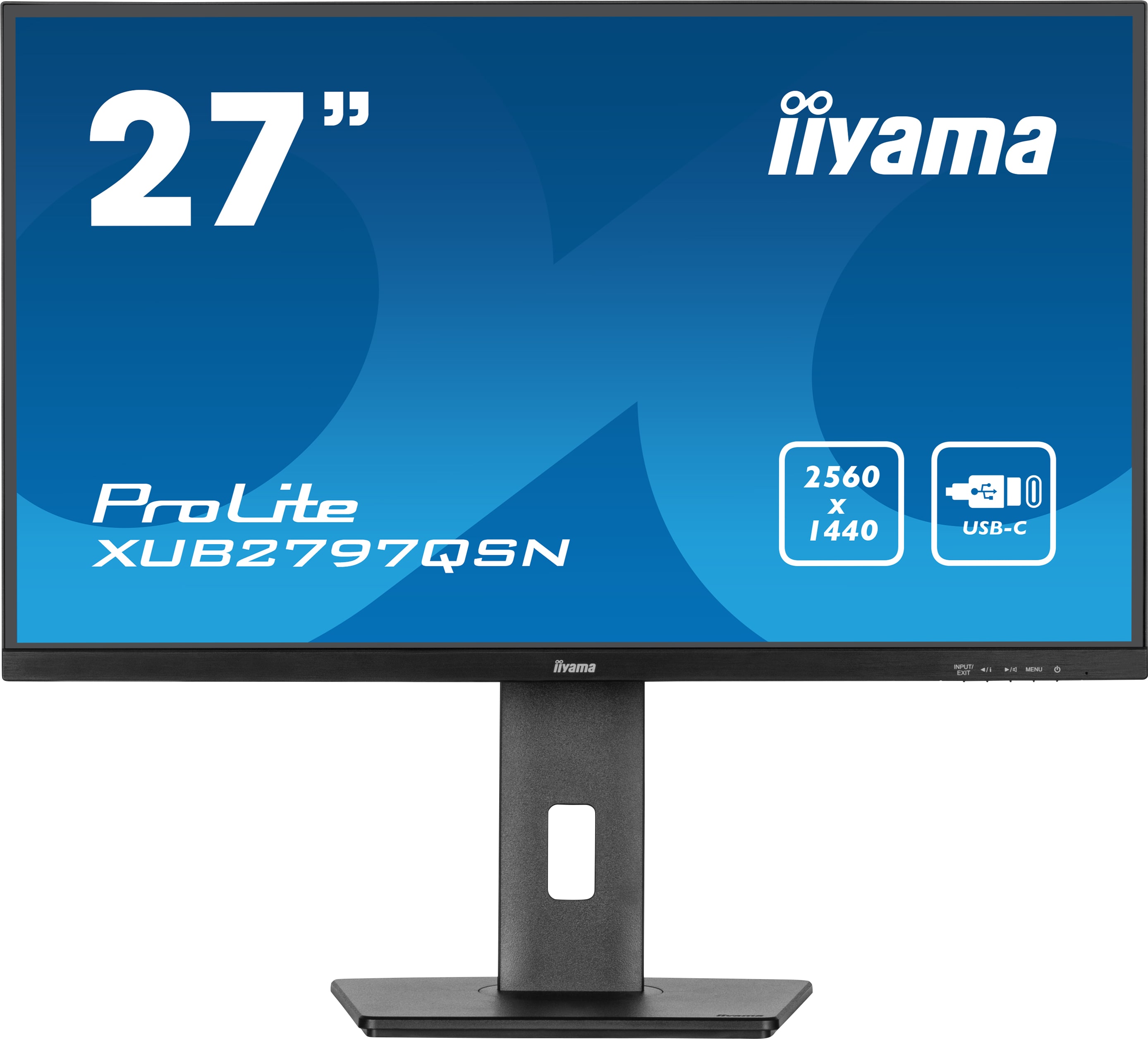 iiyama ProLite XUB2797QSN-B2 27 Zoll WQHD IPS Panel 16:9 100 Hz Monitor