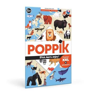 POPPIK - Lernposter & Sticker Tiere der Welt