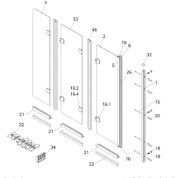 HSK Ersatzteile Dichtungssatz, Set, E160137-99 E160137-99