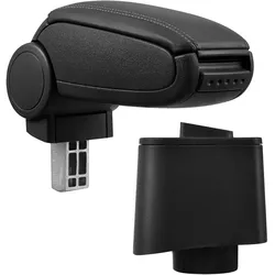 Pro-Tec, Auto Innenraum Zubehör, Mittelarmlehne VW Polo V 6R ab 2009 mit Staufach Kunstleder Schwarz
