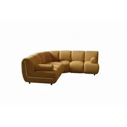 MODULSOFA LAYLA Gelb Velvet