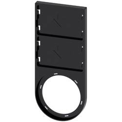 Siemens 3SU1900-0BR10-0AA0 3SU19000BR100AA0 Schildträger (B x H) 27 mm x 17.5 mm Schwarz 10 St. Piece