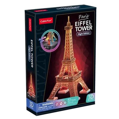 CUBICFUN - 3D Puzzle Eiffelturm LED 51 Teile