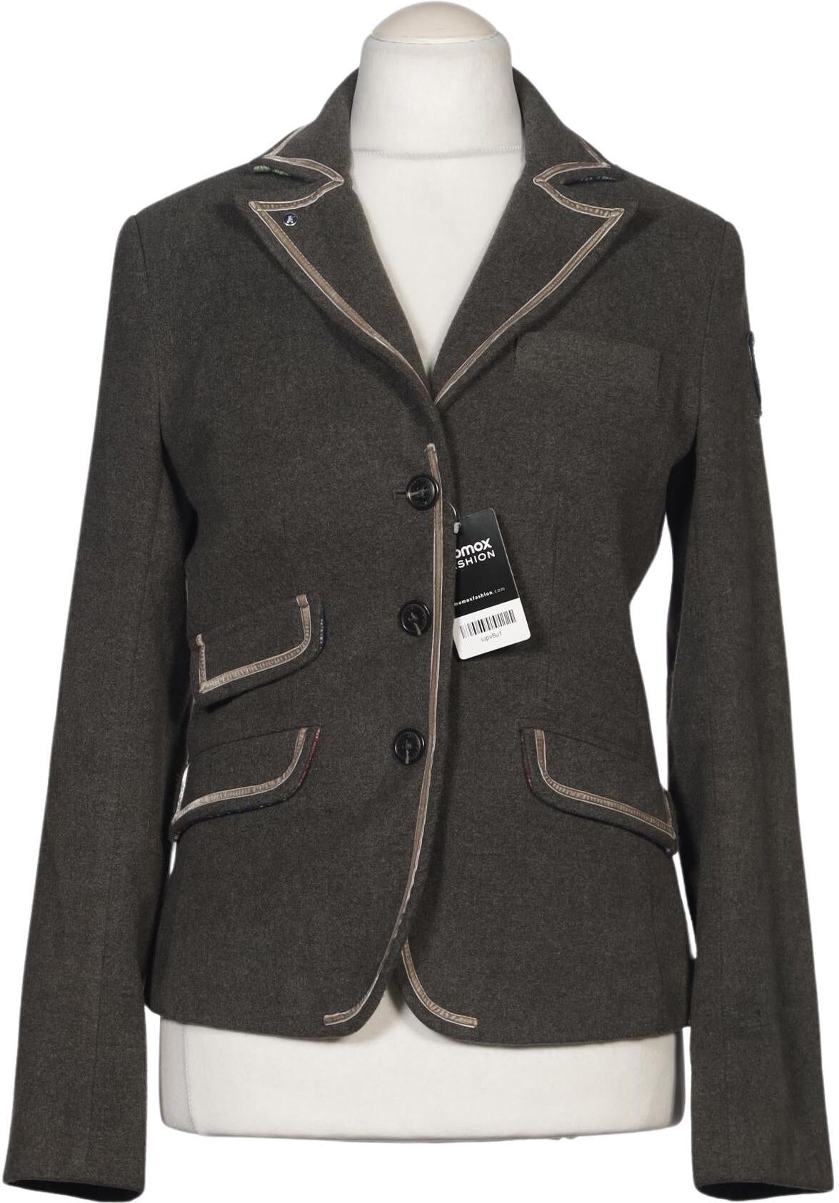 Polo Sylt Damen Blazer, Grau, Gr. L, Synthetik - Second Hand